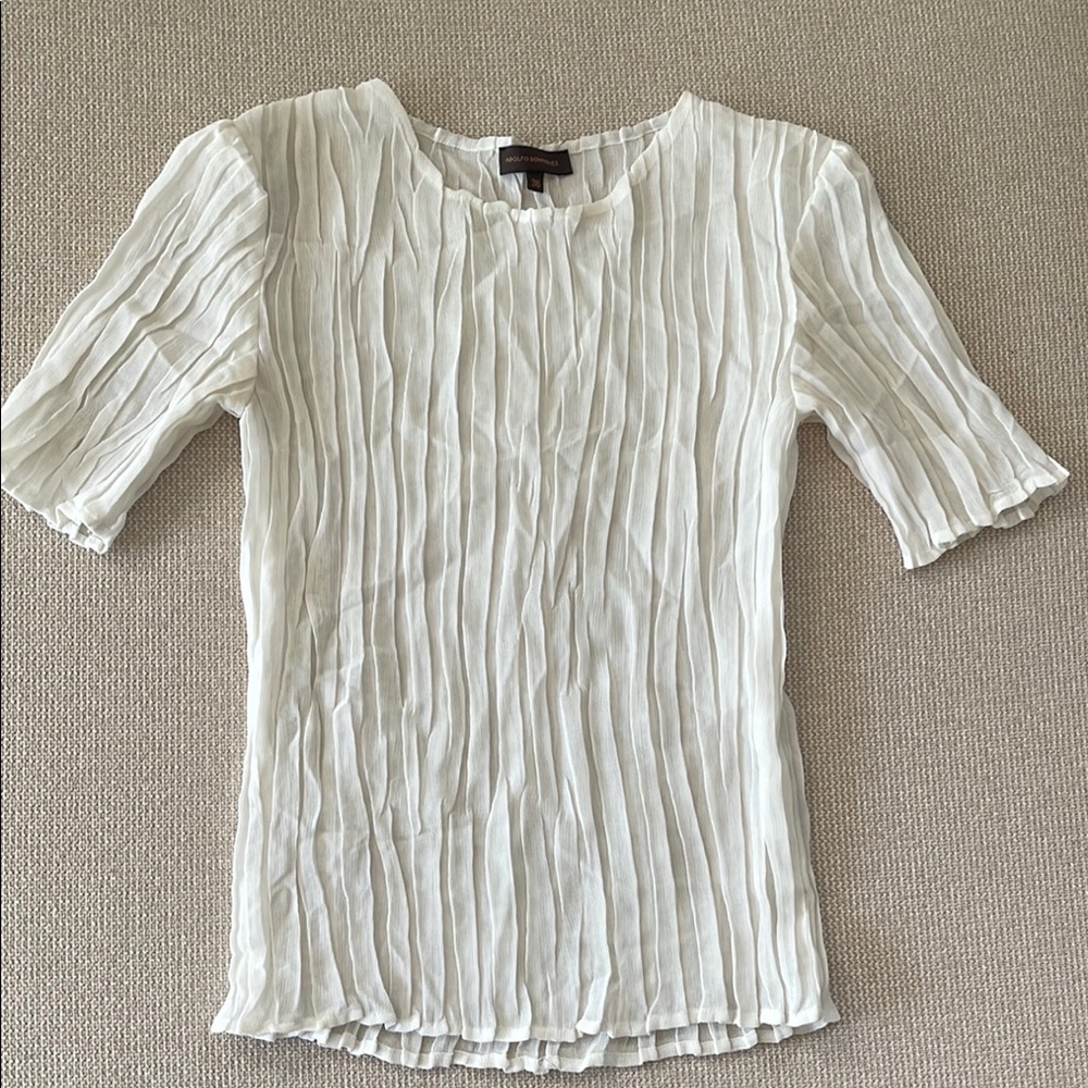 Adolfo Dominguez White Blouse
